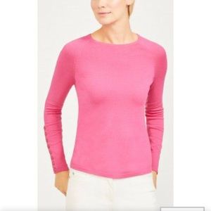 J. McLaughlin Jamey Fuchsia Sweater